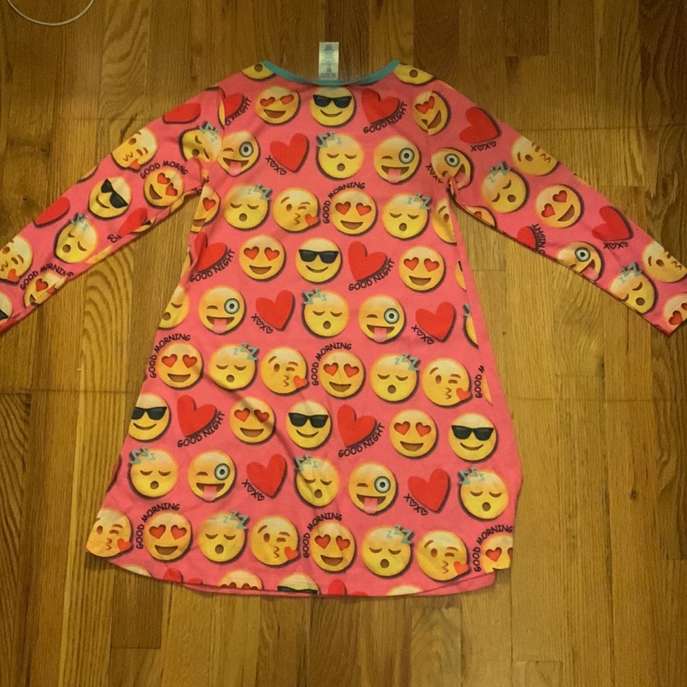 Girls emoji PJ dress - Picture 4 of 4